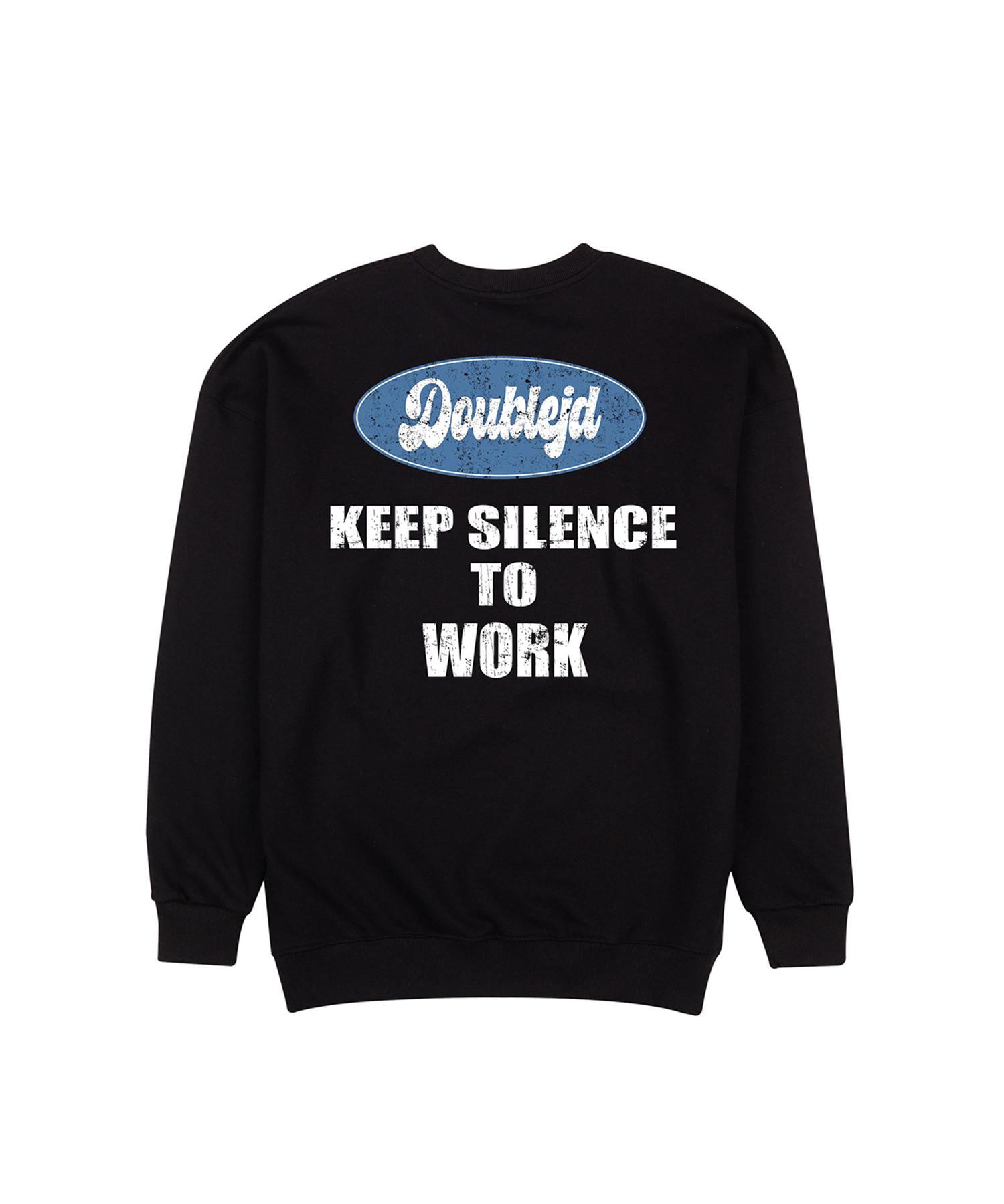 Свитшот Double Jd Keep Silence (черный) M