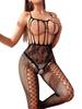 Women'S Sexy Lingerie Fishnet Spaghetti Strap Hollow Out Bodystocking Lace One-Piece Easy-Off Uniform Temptation Sexy Underwear