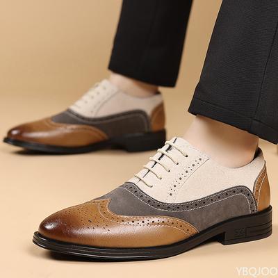Modische vielseitige formelle Herrenschuhe, trendige lässige bequeme Herren-Businessschuhe, atmungsaktive neue Frühlings-Herbst-Herrenschuhe