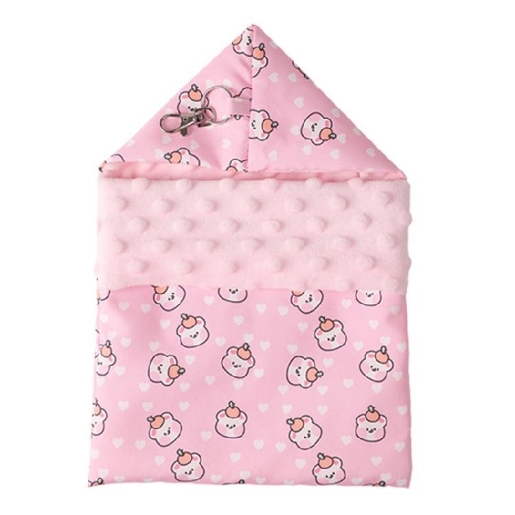 

Gerbil Hanging Soft Bed Rodents Hanging Suitable for Hamster Guinea Pigs рожевий