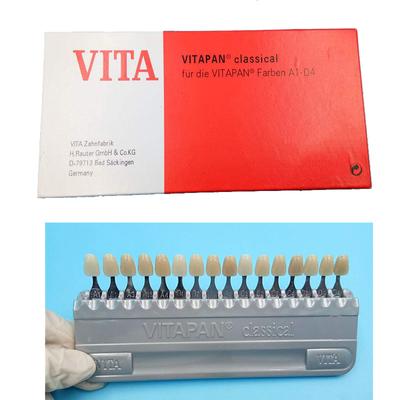 1PC 16 Colors Teeth Shade Guide Classical Dentistry Equipment Teeth Whiting Porcelain  Tooth Model Colorimetric Plate