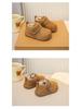 2025 Mädchen Koreanischer Stil Dicke Sohle Plüsch Birkenstock Winterstiefel - Warm, Modisch, Einfarbige Baumwollschuhe für Kinder