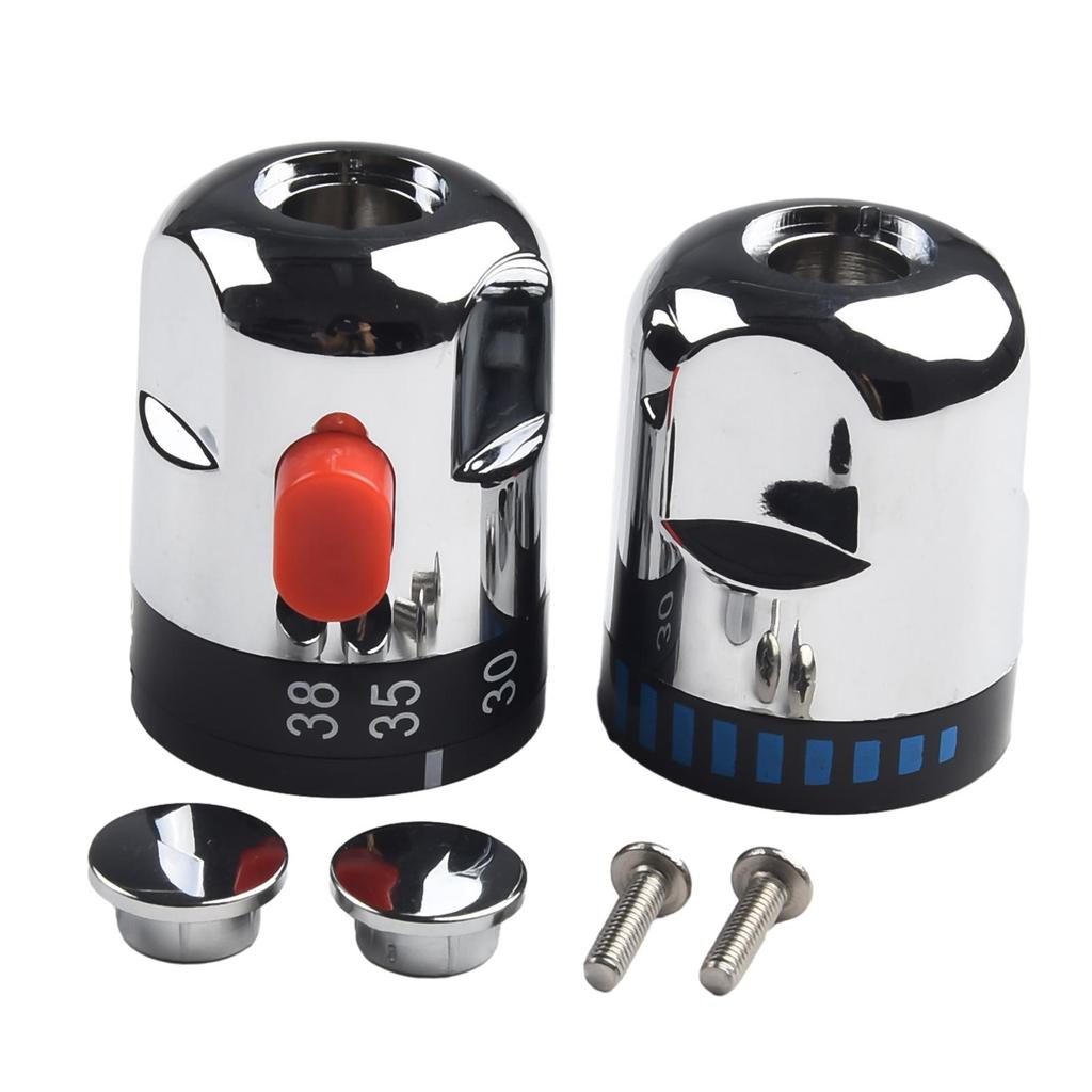 Control Handles Shower Silver Taps Thermostatic Water Control