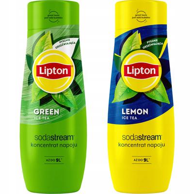 Lipton Lemon+Green SodaStream Concentrate 2-Pack