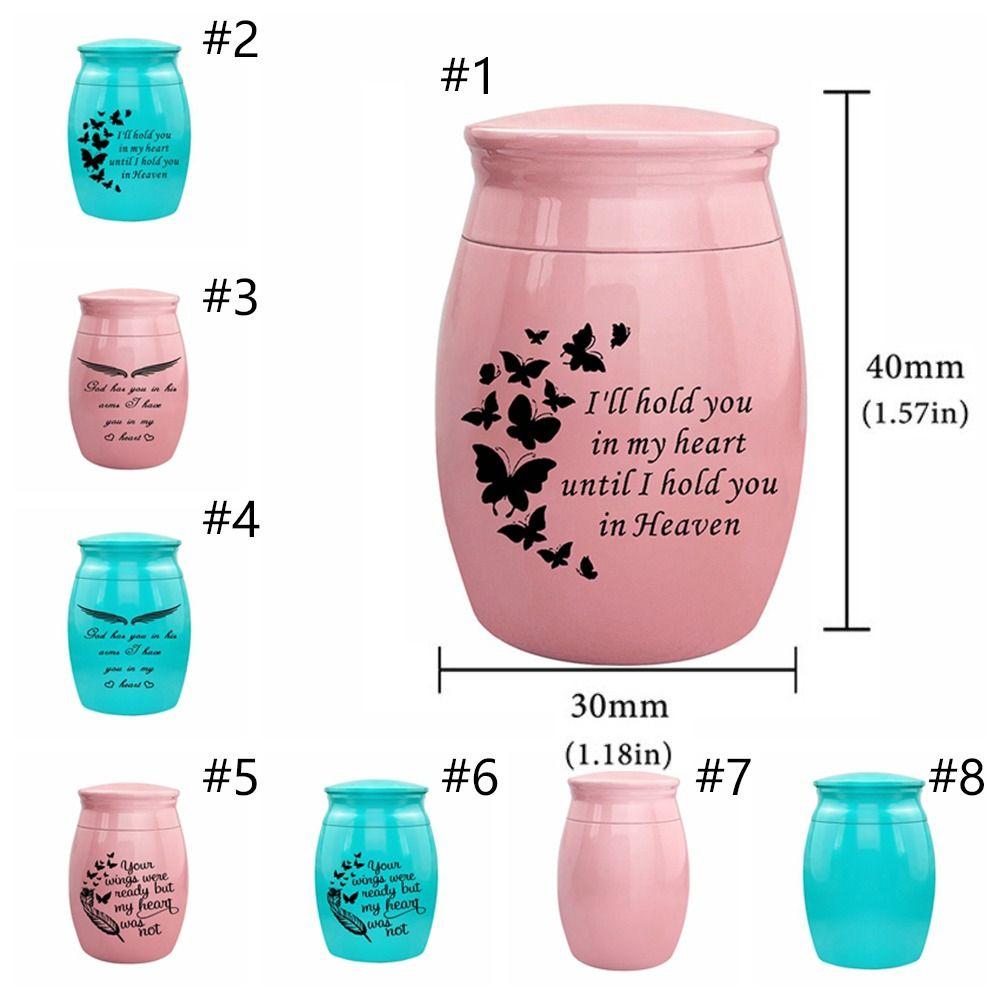 Waterproof Memorial Pets Urn Aluminum Zinc Zinc Alloy Cremation Urns Personalized Ashes Sealed Box  Funeral