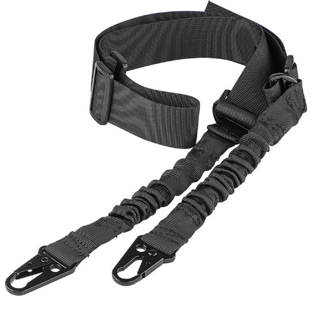 Outdoor Nylon Tactical Double Point Diagonal Cross Gun Strap Multi-Functional Durable Multiple Colors Available