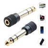 3.5mm Female To 1/4 6.35mm Male Stereo Adapter Port 6.35mm To 3.5mm Guitar Converters for Speaker Camcorders Recorders