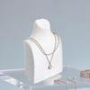 Jewelry Bust Display Holder Organizer Tabletop Home Ornament Retail Store Stable Elegant
