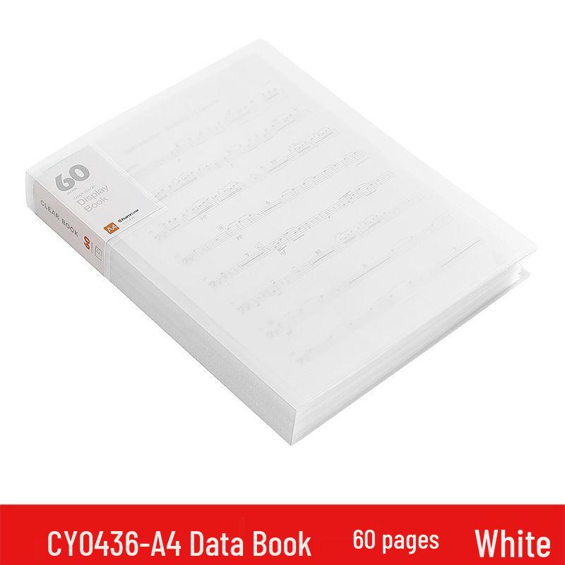 A4 Transparent Multilayer Insert Pockets Folder for Student Documents & Certificates