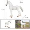 Oenux Farm Animals Steed Foal Clydesdale Arabian Horse Model Action Figures Equestrian PVC Collection Education Kid Toy Gift