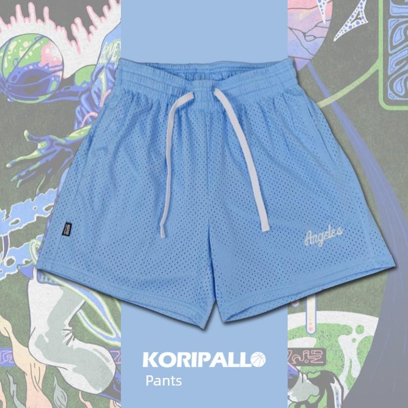 3-Point Men s below the Knee Basketball Double-Layer Street Hot Pants 2XL синий