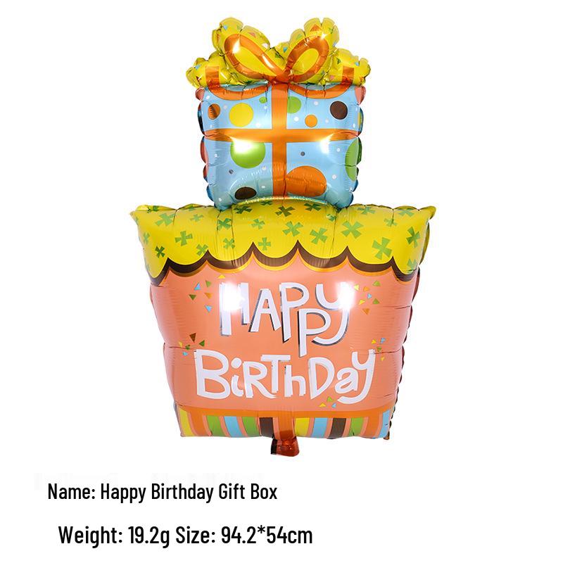 Large Happy Birthday Foil Balloon for Baby s First Celebration