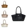 Pu-Tasche für Damen mit minimalistischem Design, große Kapazität, Sommer-Freizeit-Handtasche für den täglichen Gebrauch