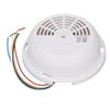 Natural Gas Detector ABS Ceiling Network Alert Sound and Light Alert Gas Alarm for Home Safe 12‑28V