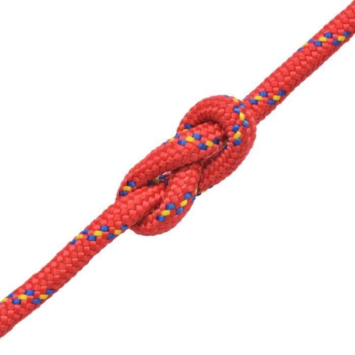 VidaXL Boat Rope Polypropylene 10 Mm 250 M Red