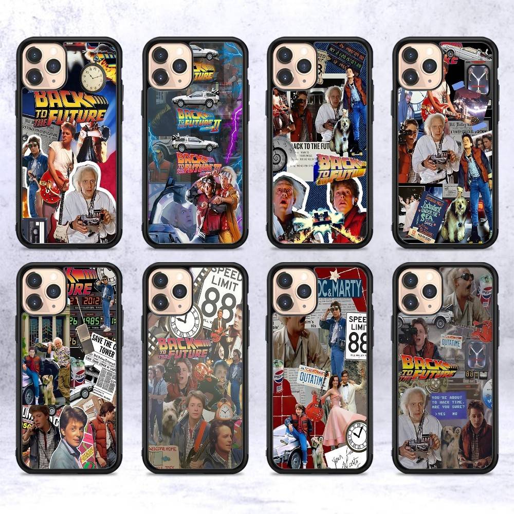 Movie B-Back To The F-Future PC+TPU Phone Case For IPhone 11 12 13 14 15 16 17 Plus Pro Max Cover