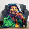Bob Marley Blanket Soft Warm Cozy Great for Bed Couch Office Chair for All Seasons Modern Perfect Gift for Relatives and Friends