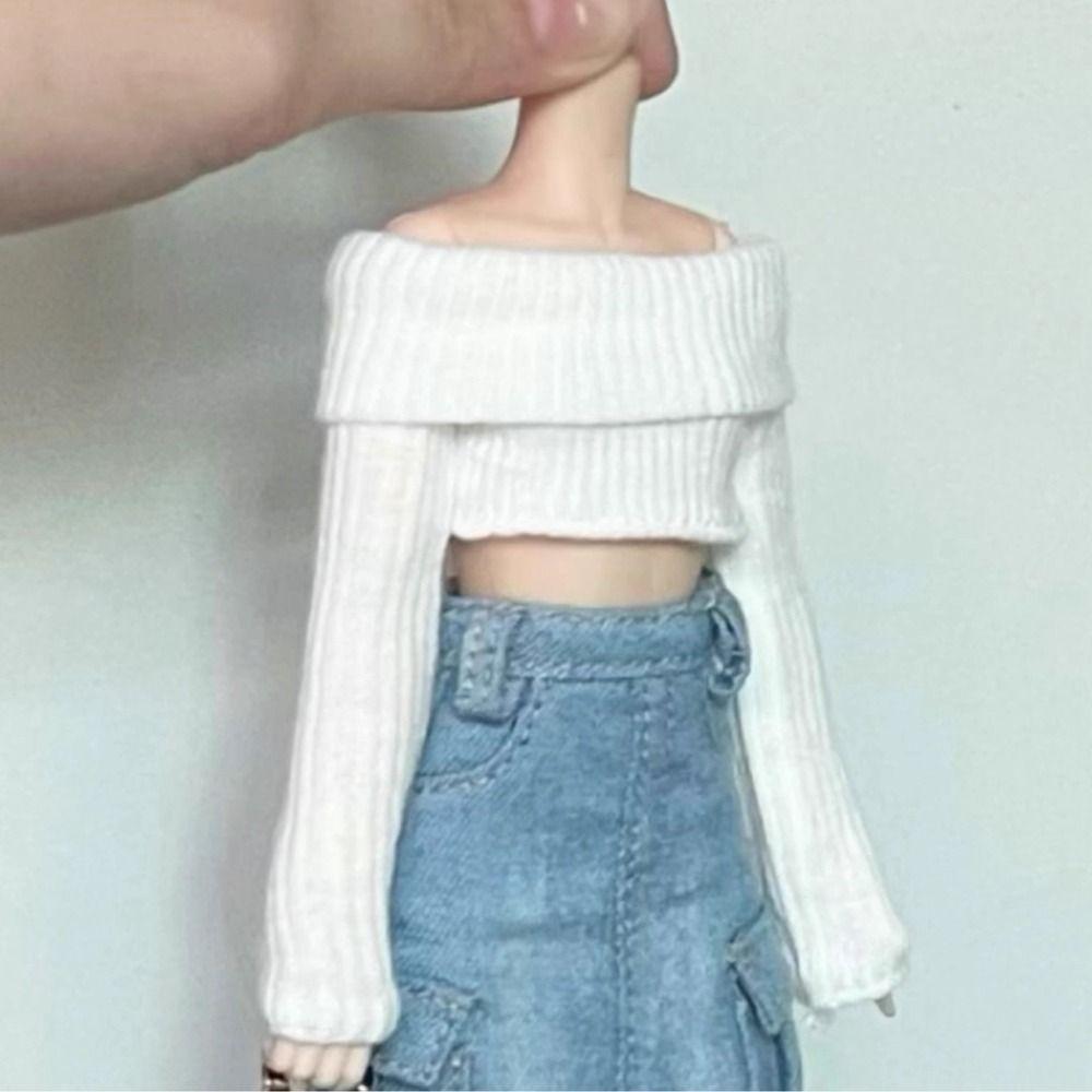 Повсякденний одяг Мила Розріз Джинсова спідниця Ручна робота Мода Бант-метелик Топи Одяг Дитячі Іграшки DIY Аксесуари для ляльок blythe ob24