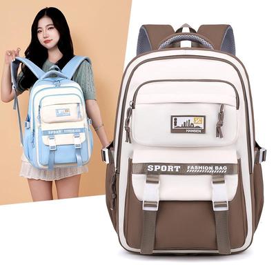 Lightweight Large Capacity Double Shoulder Backpack for Girls 2025 - Ideal for Middle and High School Students