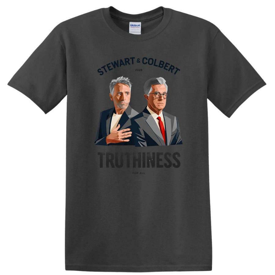Truthiness For All T Shirt Stewart Colbert 2028 Political Satire Vote Tee Gift XS