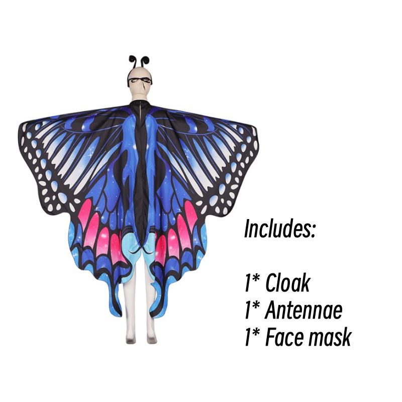 Sweet Dada New Arrival Butterfly Cape In Polyester For Cosplay And Dance Available In Multiple Colors Characters)