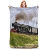 Der Flying Scotsman in Yorkshire Decke Weich Warm Flanell Überwurf Decke Abdeckung für Bett Wohnzimmer Picknick Reise Zuhause Couch