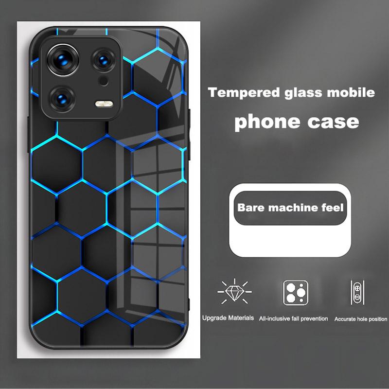 Luxury Tempered Glass Case For Xiaomi 13 13T Pro 13 Ultra Lite Case Full Protective Shell For Xiaomi 13T Shockproof Back Cover