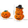 Decorative Halloween Pumpkin Face Tinplate Box Cartoon Pumpkin Face Cookie Box  Party Supply