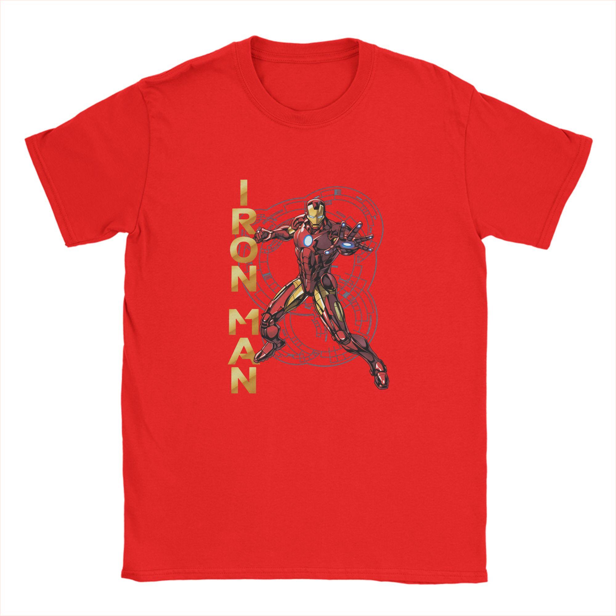 

Avengers Iron Unisex Unisexs T Shirts Creative Tees Short Sleeve Crew Neck TShirts Cotton Plus Size Tops S