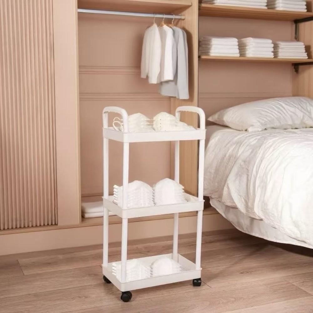 Large Capacity Mobile Trolley Storage Rack Convenient Kitchen Storage Rack  Kitchen