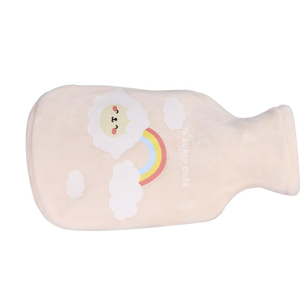 Hot Water Bottle 350ml Easy  Safe Stopper Natural Rubber Good Sealing Performance Hot Water