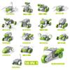 DIY Solar-Powered 12-in-1 Educational Robot Kit for Kids