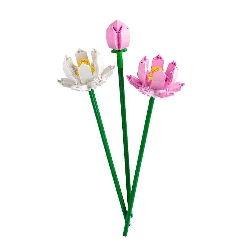 LEGO 40647 Lotus Flowers Block Toys