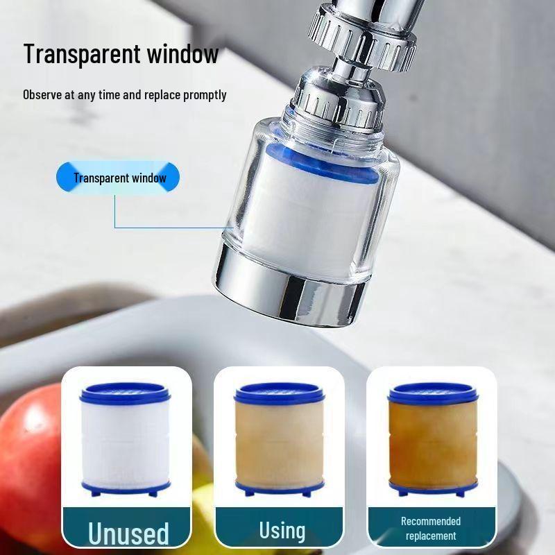Anti-Splash Kitchen Faucet Extender & Water Purifier