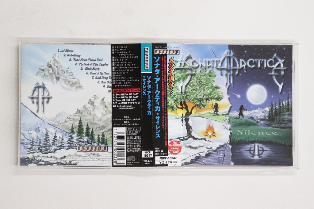 CD SONATA ARCTICA - Silence MICP10247 AVALON 2001 Japan Obi Metal Used