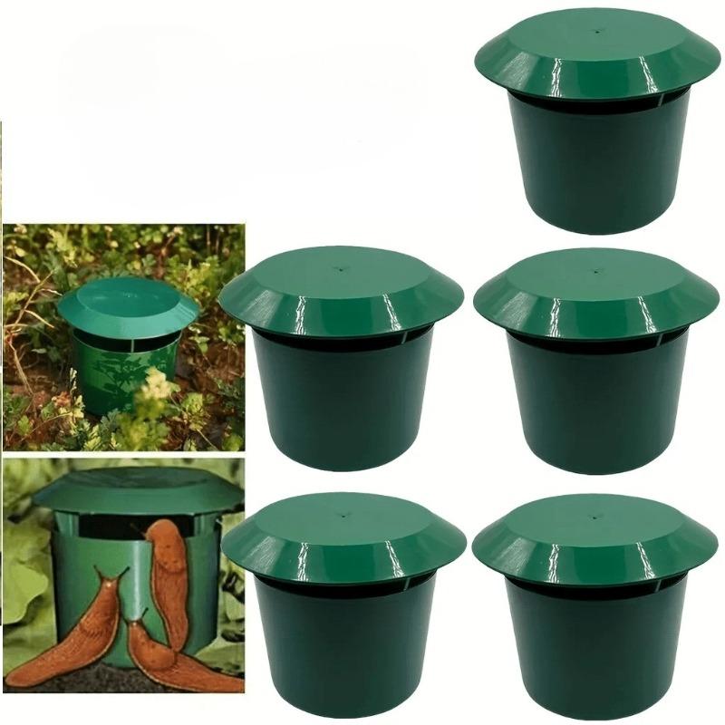 10sets Reusable Snail and Slug Trap Easy-to-Use Plastic Catch Box for Yards/Gardens/Farms A Pest Control Solution for Gardening