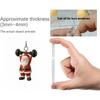 Fitness Gear Christmas Countdown Calendar - 2D Acrylic 24 Days Advent Ornament for Winter Holiday Party Decor, Home Gym, Window