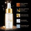 LAIKOU 24K Gold Schnecke Anti-Aging Gesichtsserum Hyaluronsäure Whitening Essence Nicotinamid Feuchtigkeitsspendend Aufhellen Straffen Sie die Haut