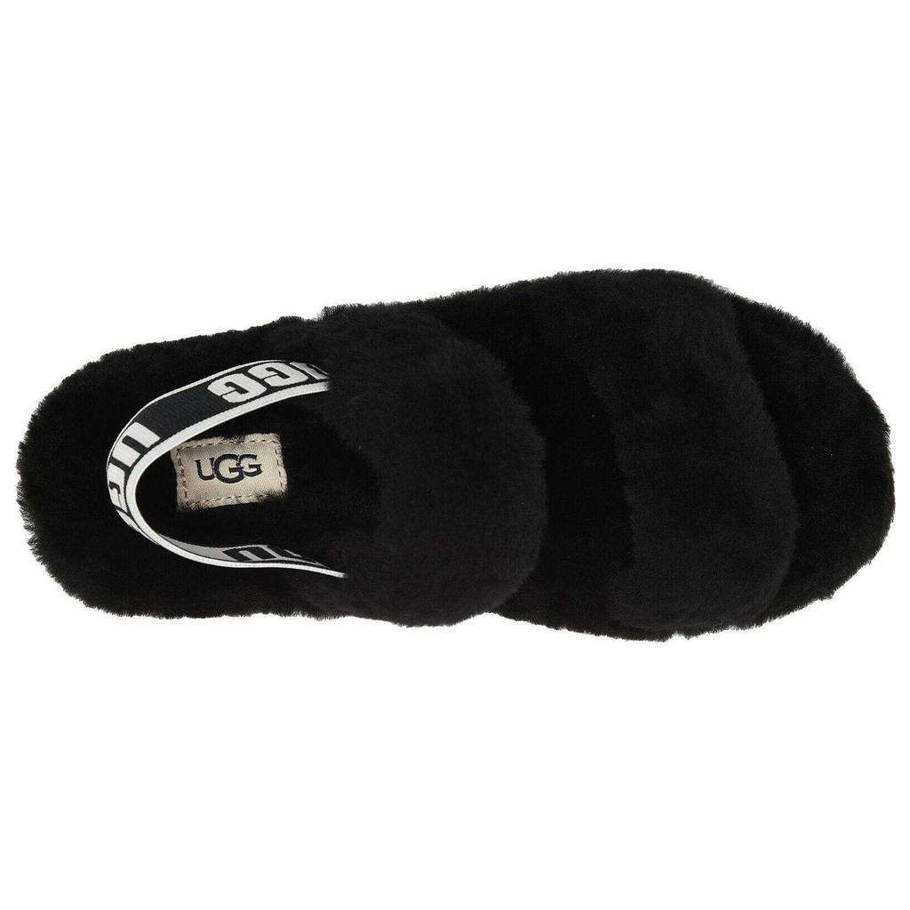 (WMNS) UGG Oh Yeah Thick Sole Sandals Black Women's 1107953-BLK