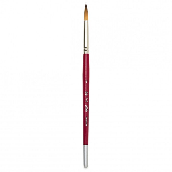 Pinceau - Pébéo - Iris Gold - Rond - N° 08 - Poils synthétiques