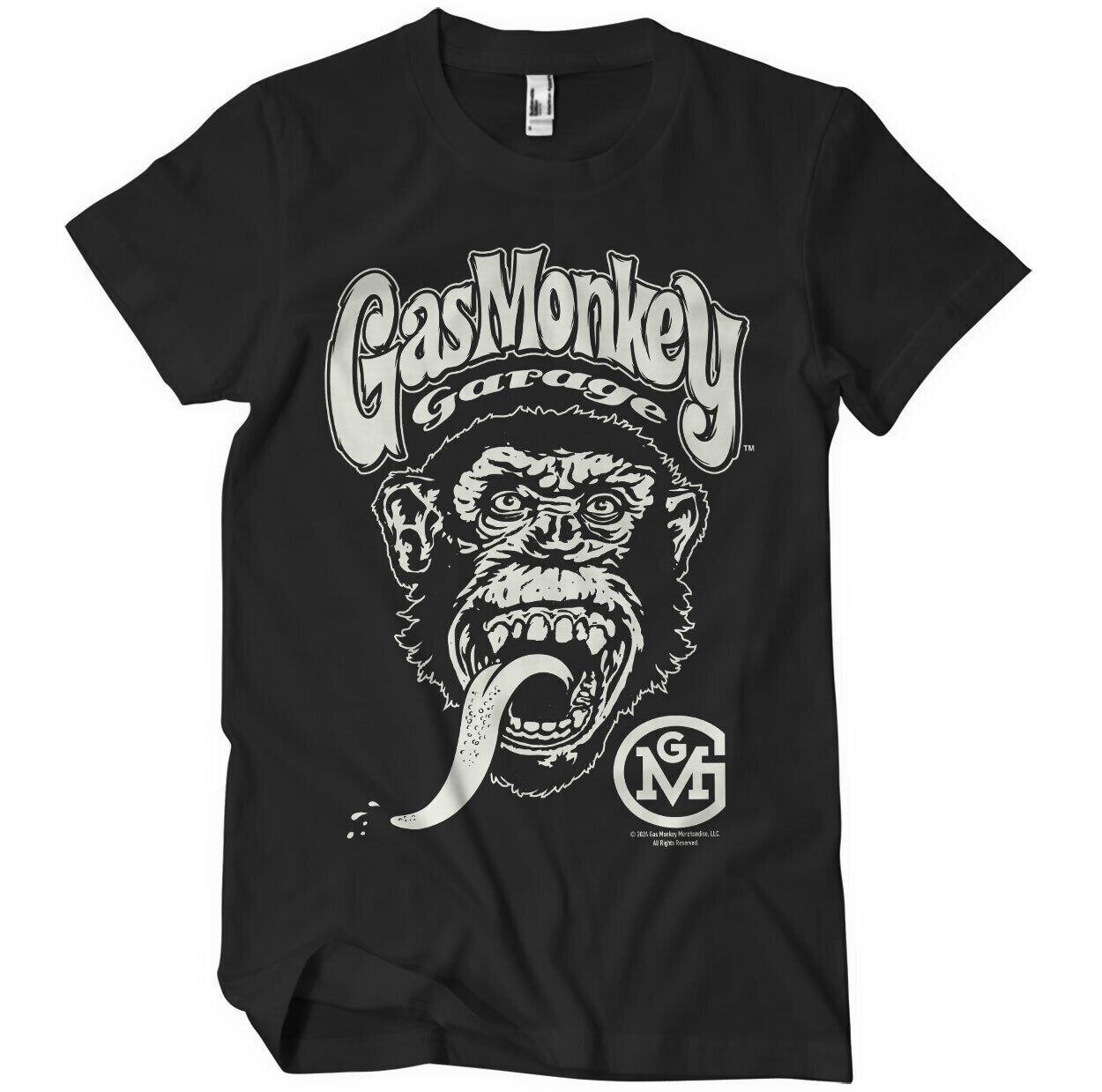 Licenza Ufficiale Gas Monkey Garage Big Marchio Logo Maglietta Uomo M