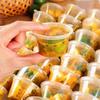 50Pcs Disposable Plastic Sauce Cup With Lids Food Box 25/50/100ml Vinegar Soy Packing Storage Containers Kitchen Organizer Tool