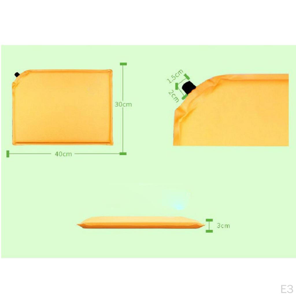 Selvoppblåsende stadionsetepute for reise, camping, ryggsekktur