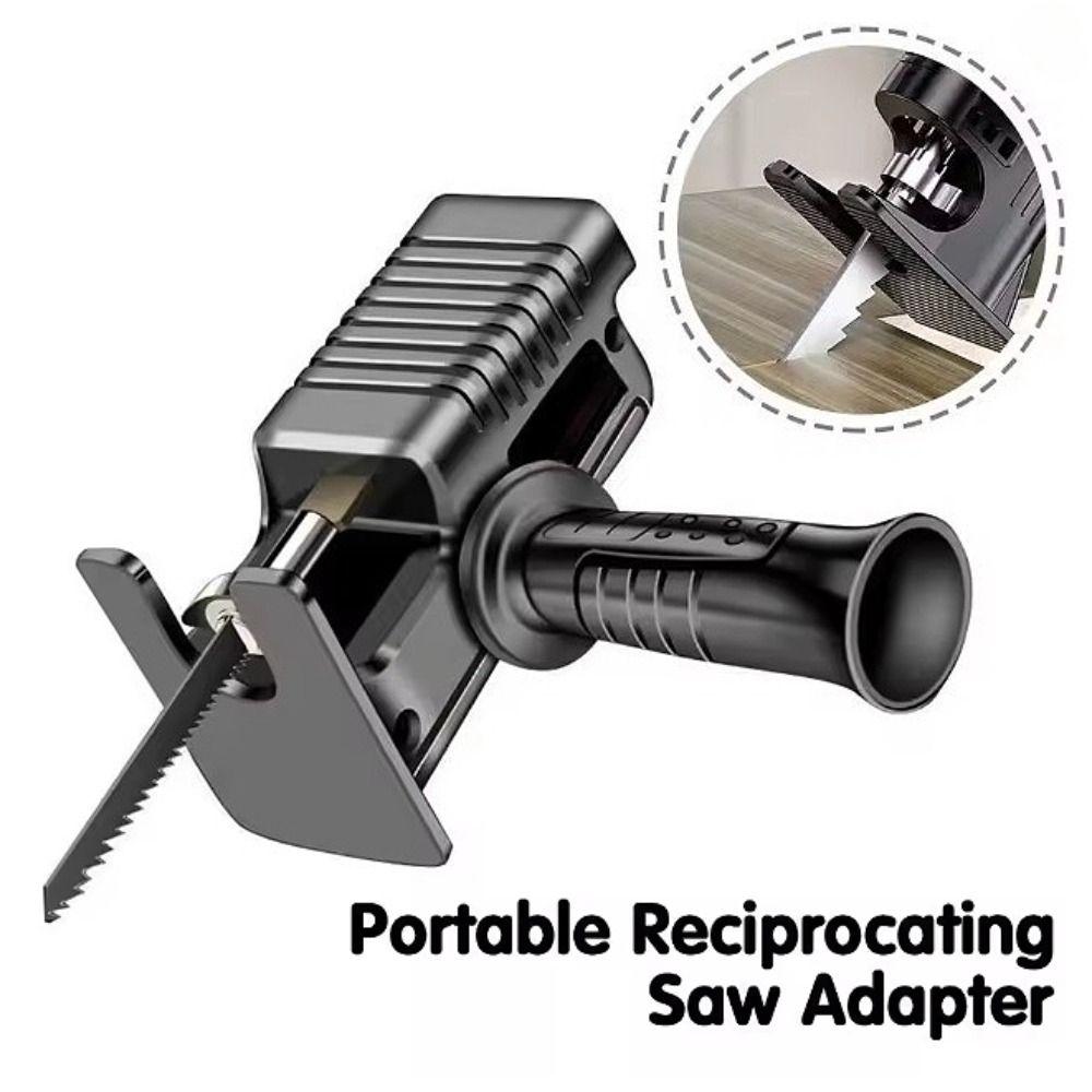 Anti Slip Guard Reciprocating Saw Adapter Electric Drill Converter for Wood PVC Pipe Metal Cutting