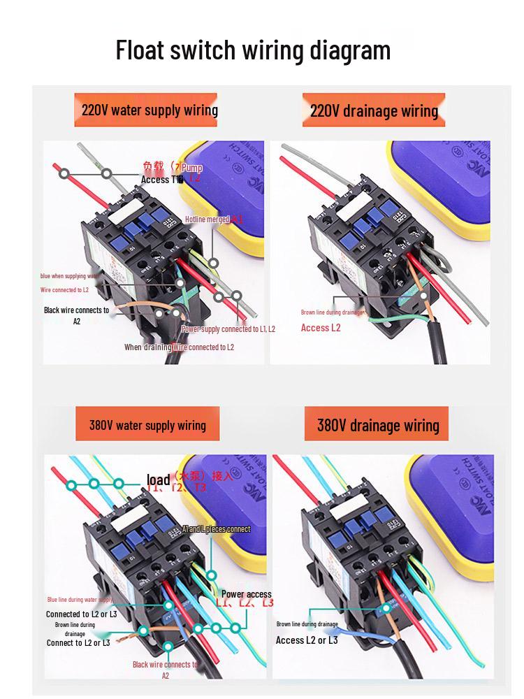 Automatic Water Level Controller Float Switch for Household Water Towers