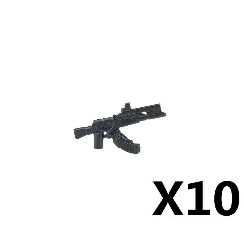 Vojáci Figurky Zbraně Stavebnice Pistole Poposha MP40 Puška AK74 Raketomet Kulka Plamenomet Hračky Dárek T051