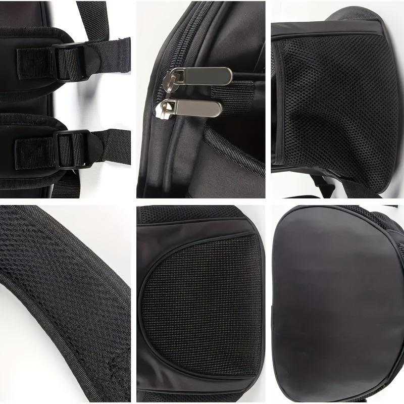 Sac de Transport pour Chien en Maille Portable Sac à Dos Respirant pour Chien Pliable Grande Capacité, Sac à Dos d'Extérieur Respirant pour Chien de Grande Capacité