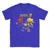 Digimon World T-Shirt Herren Baumwolle Oberteile Retro Rundhalsausschnitt Kurzarm