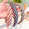 2025 Heart-Shaped Plaid Non-Slip Headband for Women - Stylish, Everyday Use Hair Accessory