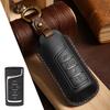 Genuine Leather Car Key Case for GAC Trumpchi GS8/GM8 - Full Coverage Protective Shell